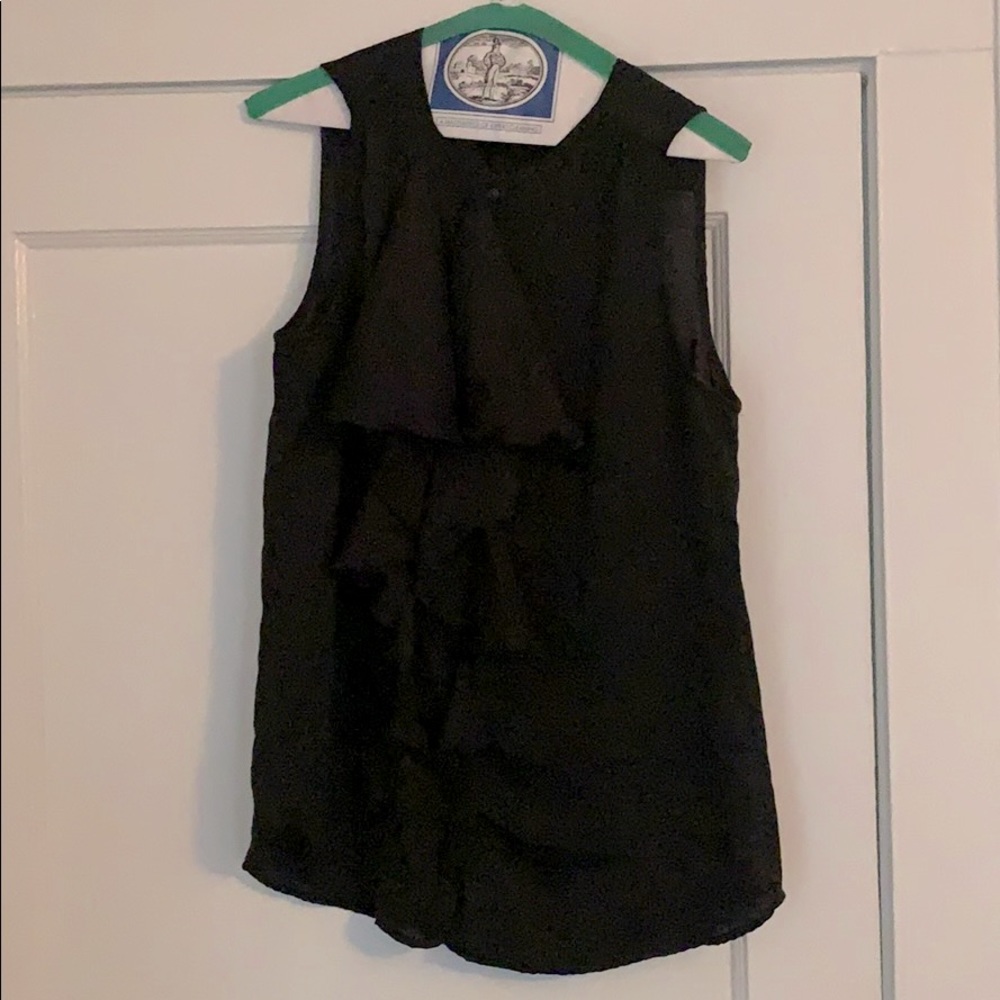 GAP Ruffle Front Button-Down Too